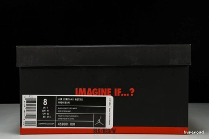Hyperoad High Retro 1 'Banned' Air Jordan 0801